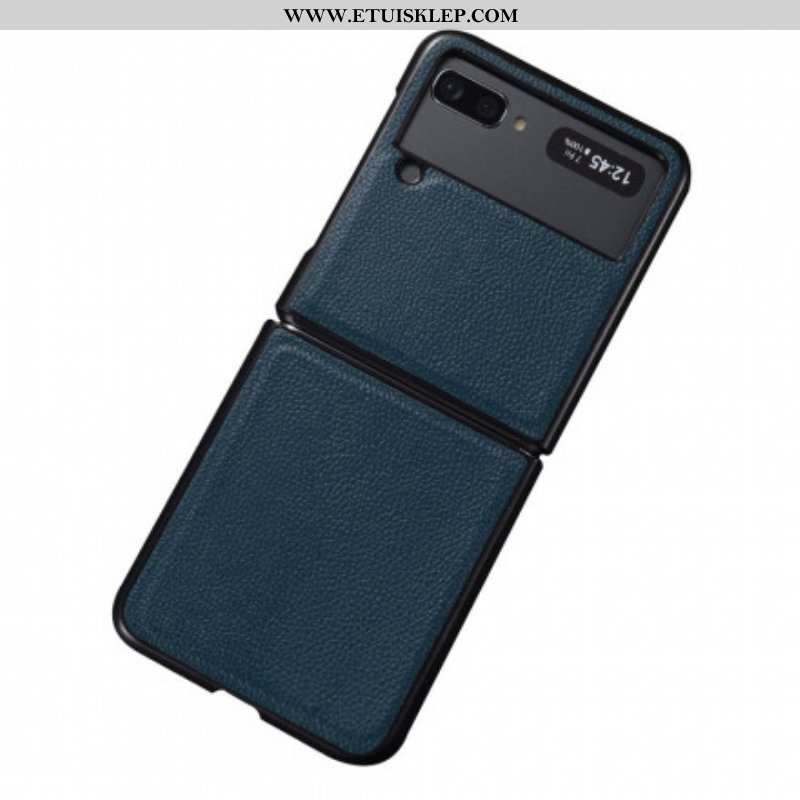 Etui do Samsung Galaxy Z Flip 3 5G Etui Folio Prawdziwa Skóra